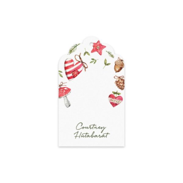 PAPERMARK Hearty Accorn Gift Tag Set Of 12 | Hang Tag Untuk Kado