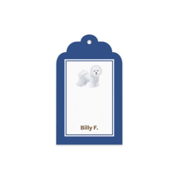 PAPERMARK Bichon Fraise Gift Tag Set Of 12 | Hang Tag Untuk Kado