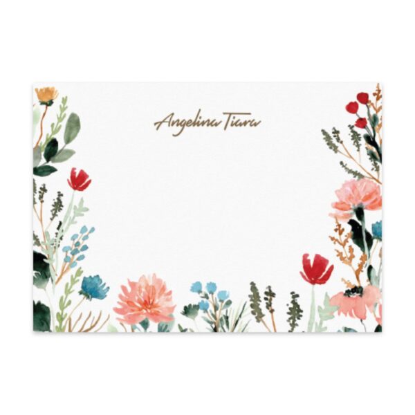 PAPERMARK Rustic Bouquet Notecard Set of 6 | Kartu Ucapan