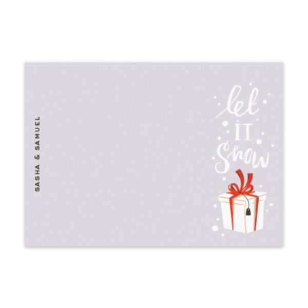 PAPERMARK Let It Snow Notecard Set of 6 | Kartu Ucapan