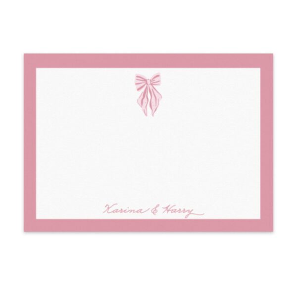 PAPERMARK Coquette Core Notecard Set of 6 | Kartu Ucapan