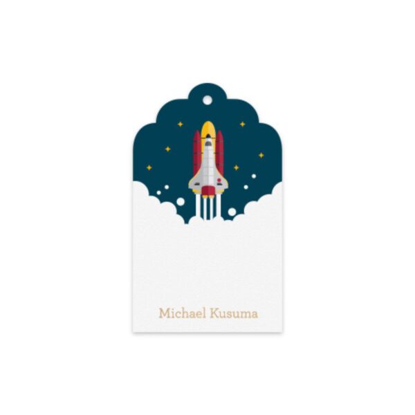 PAPERMARK Space Shuttle 
Gift Tag set of 12