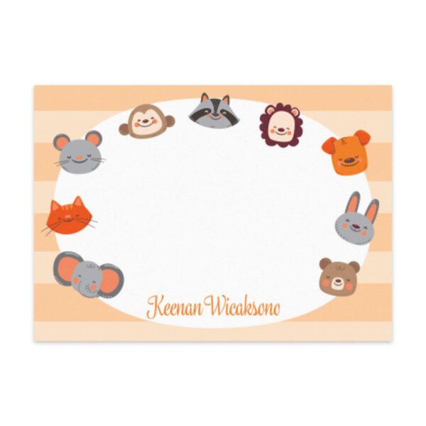 PAPERMARK Animal Party 
Notecard set of 6