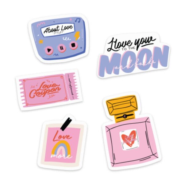 PAPERMARK Love Perfume Sticker Set | Sticker Lucu | Sticker Jurnal - Image 2