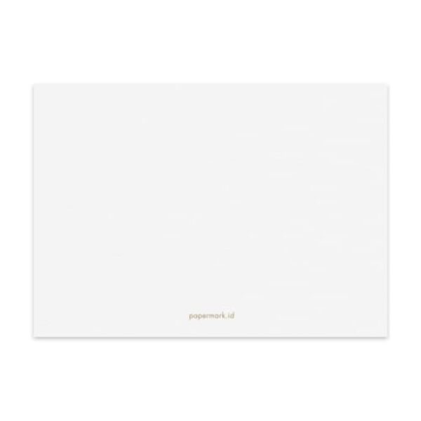 PAPERMARK Pinecones Border Notecard Set of 6 | Kartu Ucapan - Image 3