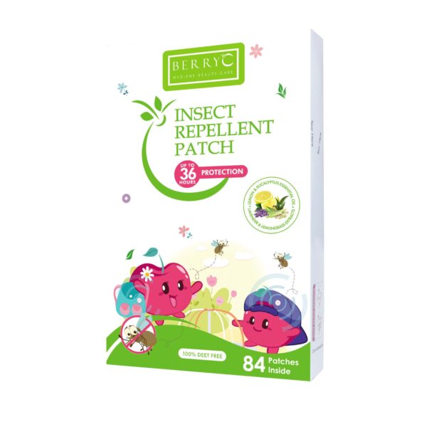 BERRYC Mosquito & Insect Repellent Patch - Pack 84 Pcs | Stiker Anti Nyamuk Natural