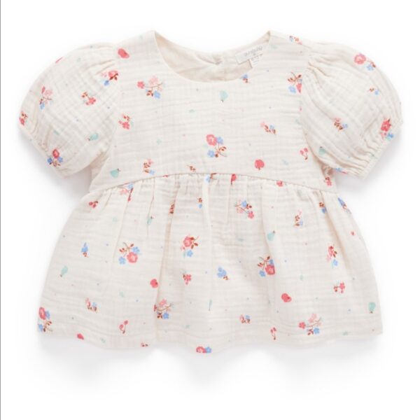 Purebaby Garden Party Top/ Pakaian Anak Perempuan Organic Cotton - Image 2