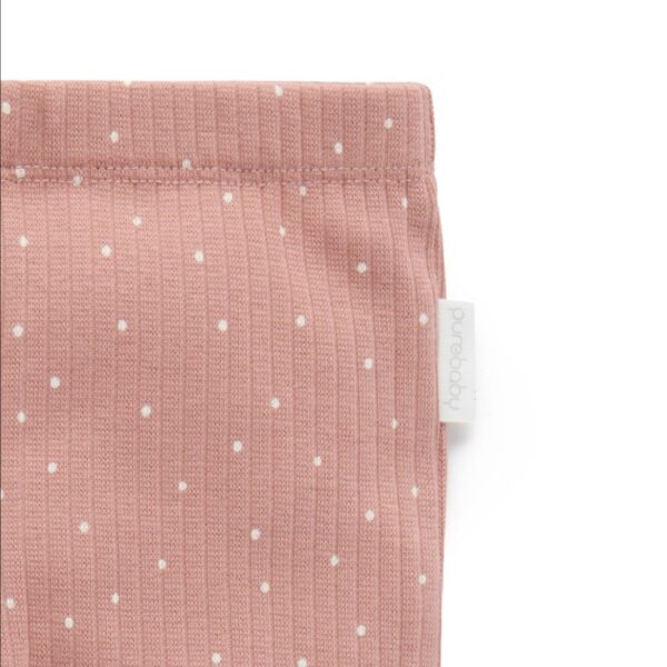 Purebaby Basic Rib Legging/ Legging Anak Perempuan Organic Cotton - Image 5