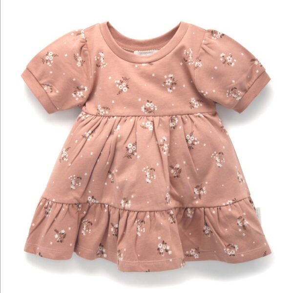 Purebaby Gathered Dress/ Dress Anak Perempuan Organic Cotton - Image 2