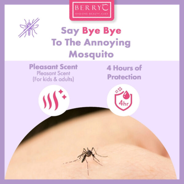 BERRYC Bug Bye Bugs Mosquito100ml  | Spray Anti Nyamuk Anak-Anak - Image 2
