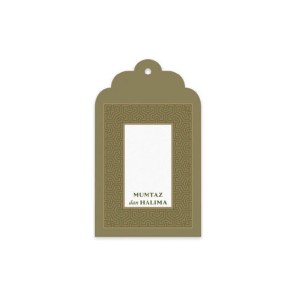 PAPERMARK Gift Tag Coquette Core Set Of 12 | Hang Tag Kado