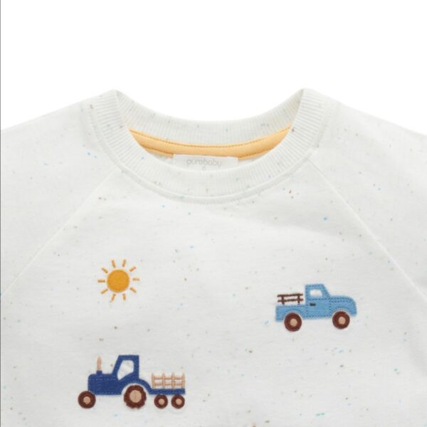 Purebaby Tree House Relaxed Tshirt/ Kaos Anak Laki-Laki Organic Cotton - Image 3