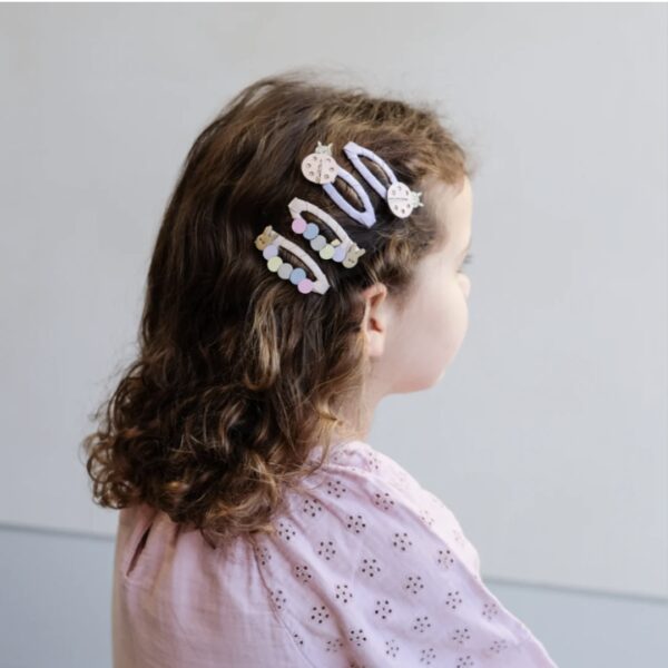 Mimi & Lula Ladybird & Caterpillar Clic Clacs | Jepitan Rambut Anak-Anak | Aksesoris Rambut Anak - Image 2