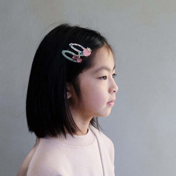 Mimi & Lula Fruity Floral Clic Clacs | Jepitan Rambut Anak-Anak | Aksesoris Rambut Anak - Image 3