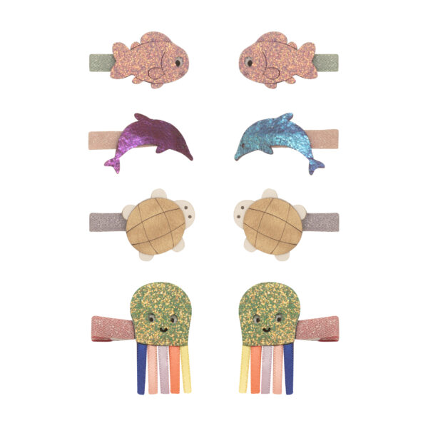 Mimi & Lula Sealife Mini Clips | Jepitan Rambut Anak-Anak | Aksesoris Rambut Anak