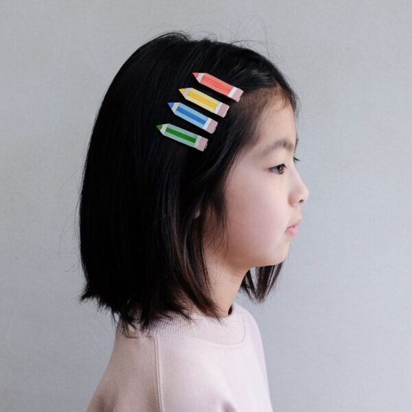 Mimi & Lula Colouring Pencil Clips | Jepit Rambut | Aksesoris Rambut Anak-Anak - Image 3