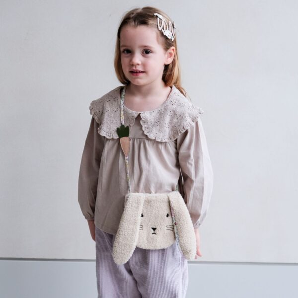 Mimi & Lula Fluffy Bunny Face Bag | Tas Anak Perempuan | Tas Selempang Anak - Image 2