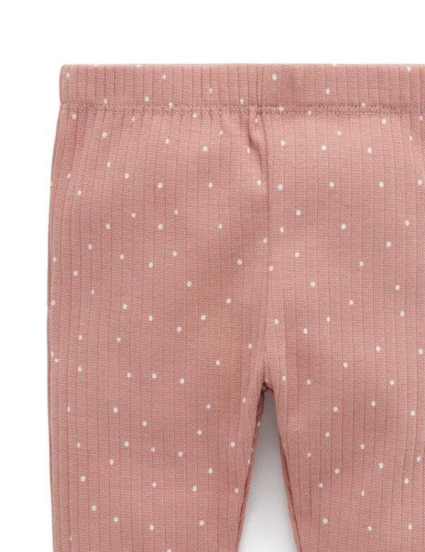 Purebaby Basic Rib Legging/ Legging Anak Perempuan Organic Cotton - Image 3