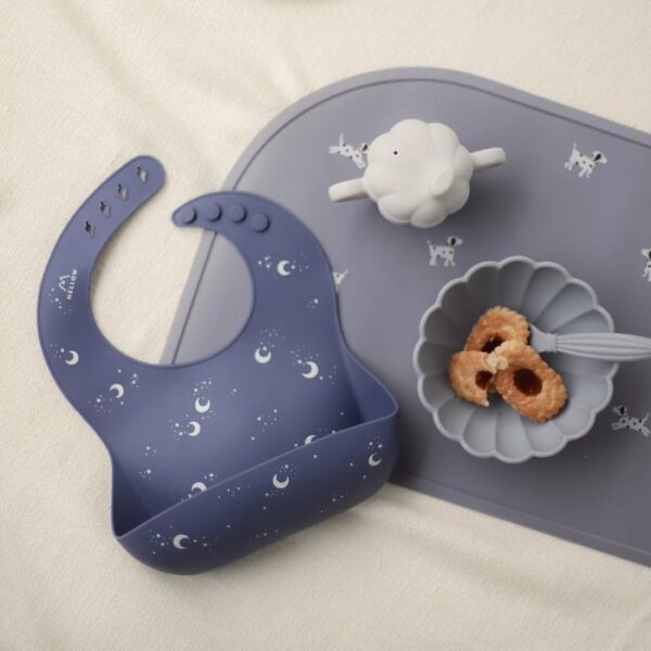 Mellow Silicone Bib - Luna / Celemek Makan Bayi