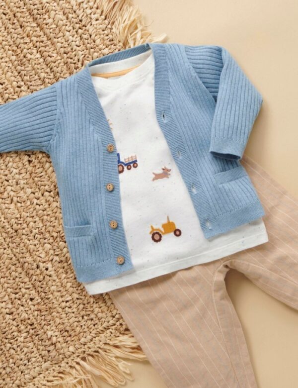Purebaby Tree House Relaxed Tshirt/ Kaos Anak Laki-Laki Organic Cotton