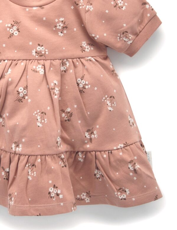 Purebaby Gathered Dress/ Dress Anak Perempuan Organic Cotton - Image 5