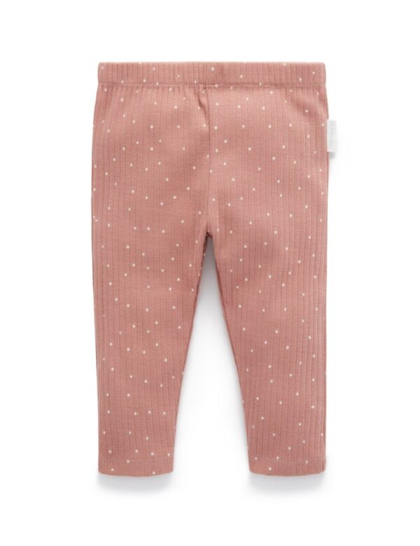 Purebaby Basic Rib Legging/ Legging Anak Perempuan Organic Cotton