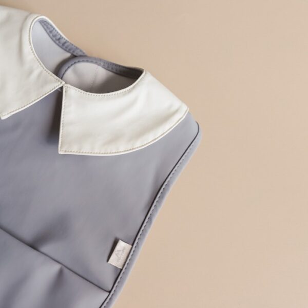 Mellow Waterproof Baby Bib Preppy/ Celemek Makan Bayi & Anak - Image 3