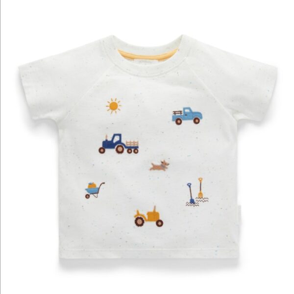 Purebaby Tree House Relaxed Tshirt/ Kaos Anak Laki-Laki Organic Cotton - Image 2
