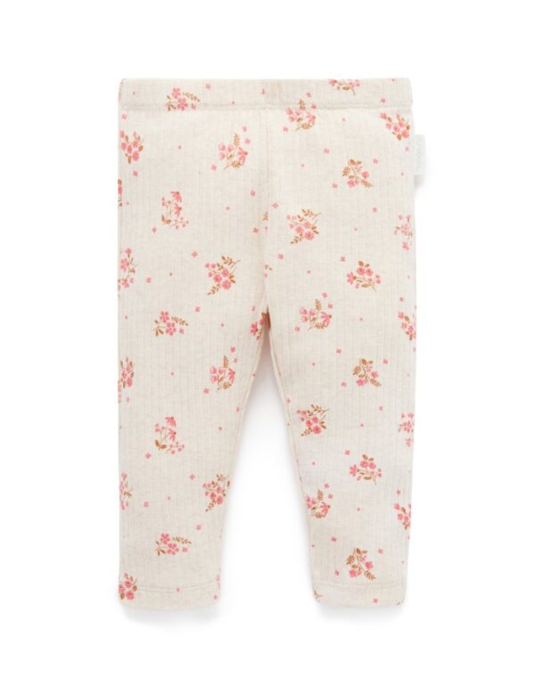 Purebaby Basic Rib Legging/ Legging Anak Perempuan Organic Cotton - Image 2