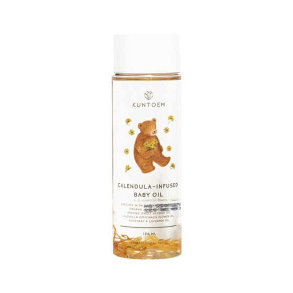 KUNTOEM - Calendula Infused Baby Oil 100ml - Image 2