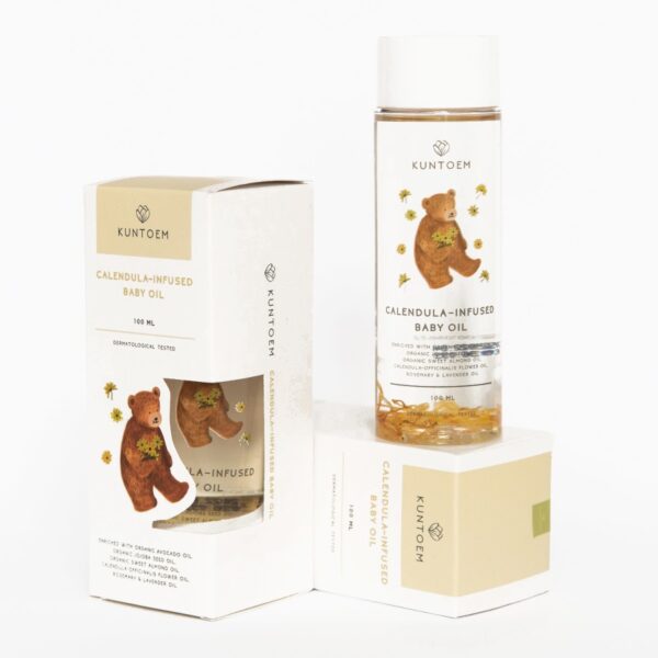 KUNTOEM - Calendula Infused Baby Oil 100ml