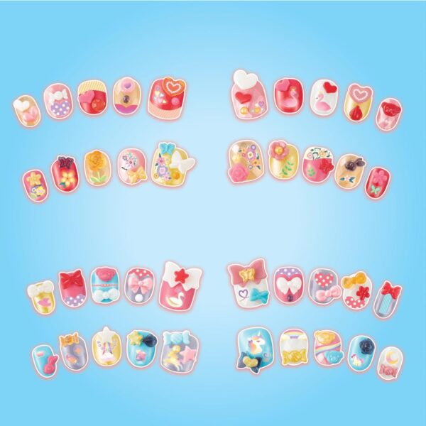 AQUABEADS - Enfres Hearts & Ribbons Nail Refill Kit - Image 3