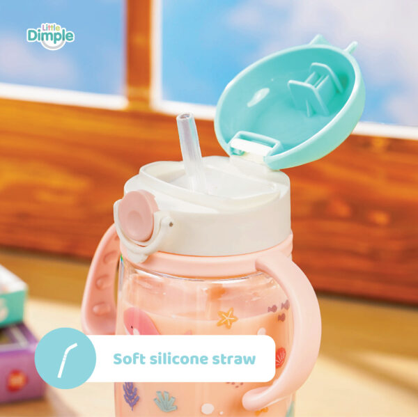 Little Dimple 2in1 Kids Straw Bottle | Botol Minum Anak - Image 4