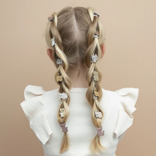 Mimi & Lula Kitty Cat Ponies | Ikat Rambut Anak-Anak | Aksesoris Rambut Anak - Image 4