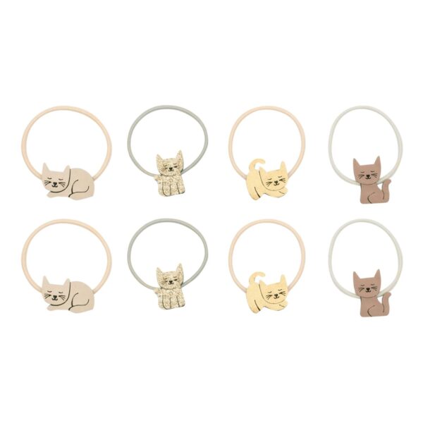 Mimi & Lula Kitty Cat Ponies | Ikat Rambut Anak-Anak | Aksesoris Rambut Anak