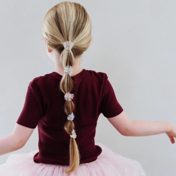 Mimi & Lula Mini Tulle Rosette Ponies | Ikat Rambut Anak-Anak | Aksesoris Rambut Anak - Image 3