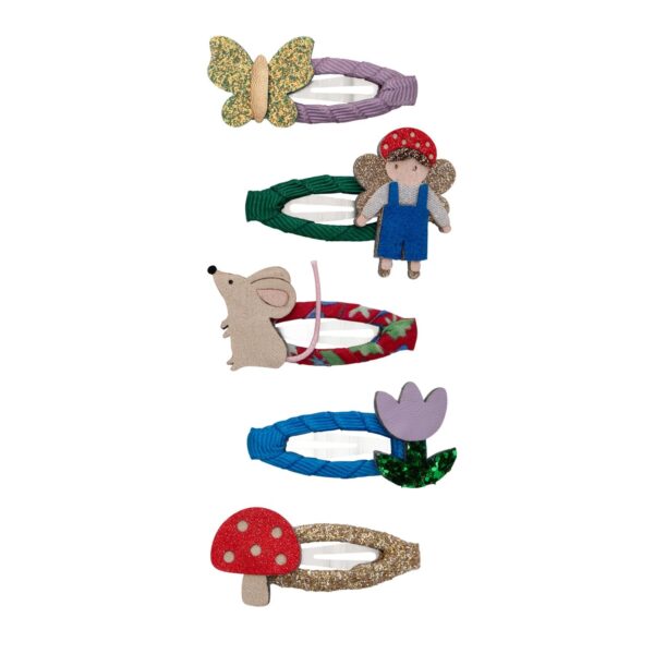 Mimi & Lula Woodland Fairy Mini Clic Clacs | Jepit Rambut Anak Perempuan | Aksesoris Rambut