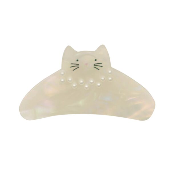Mimi & Lula Pearly Kitty Claw Clip | Jepitan Rambut Anak-Anak | Aksesoris Rambut Anak-Anak